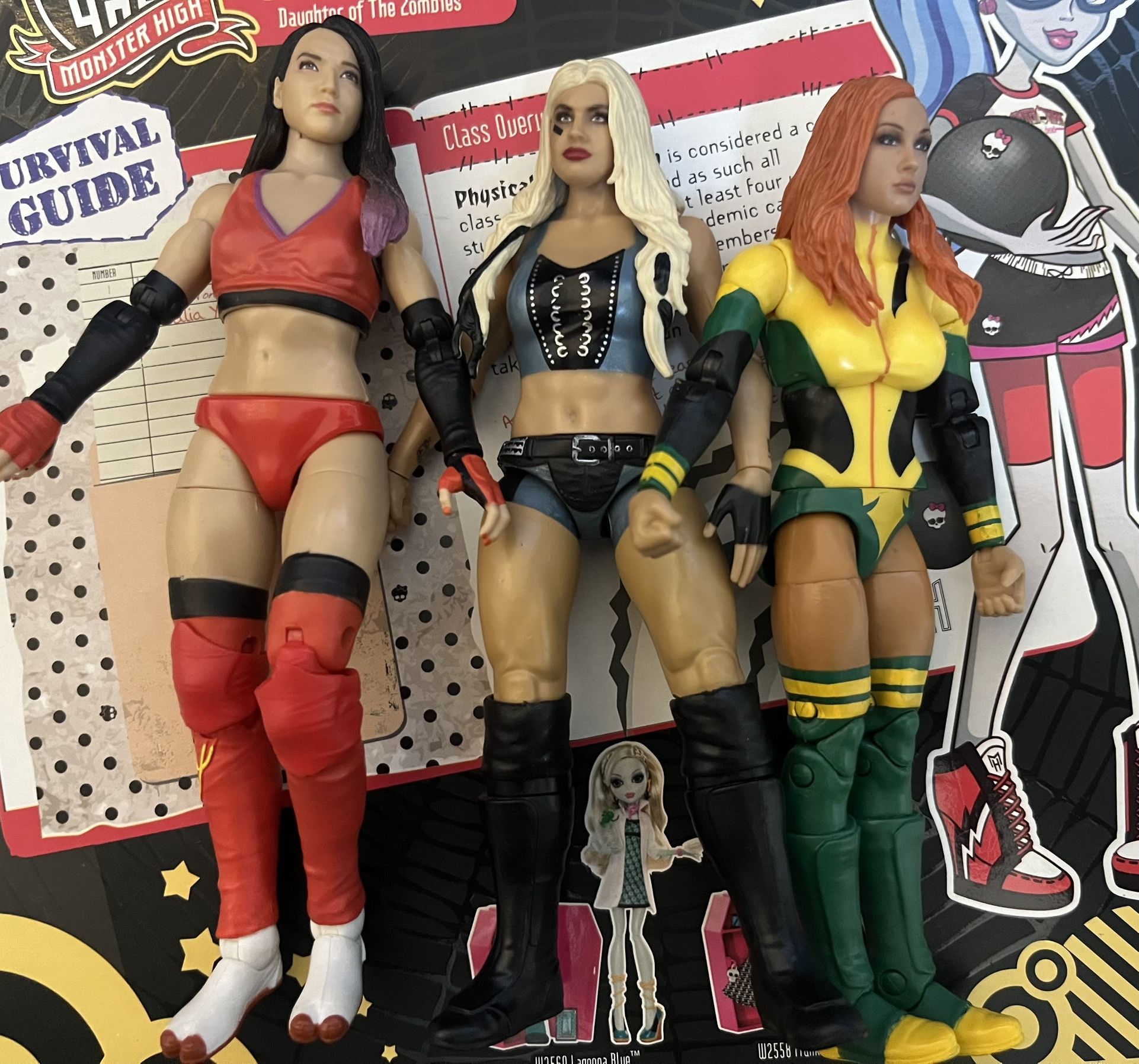 Wwe and aew figures
