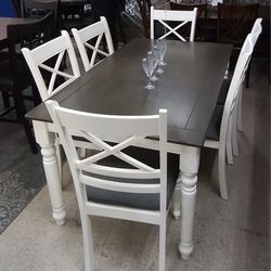 New 7 Pcs Dining Table Set Only $599 