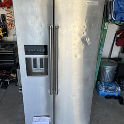 Kitchen Aid Side-by-Side refrigerator 