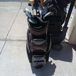 Golf Bag With Clubs 