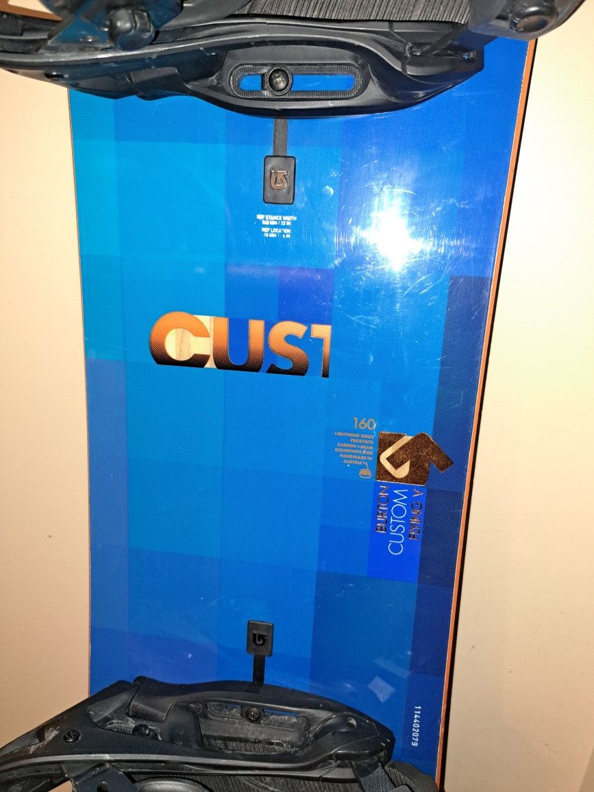 BURTON CUSTOM FV 160 × BURTON MALAVITA BURTON MALAVITA SNOWBOARD BINDINGS – Salty Peaks Snowboard Shop