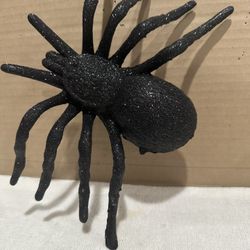 Halloween Black Glittery Spider.
