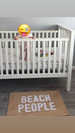 Pottery Barn adjustable crib
