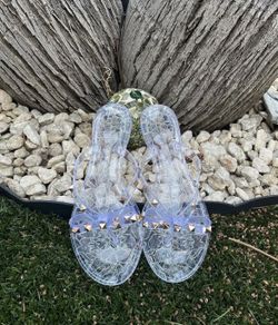 Clear Bow Sandal 🎀