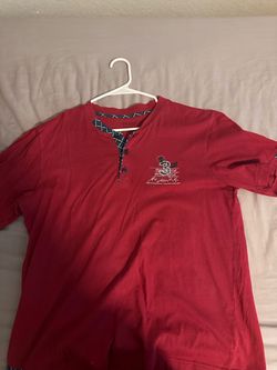 Red Henley Shirt