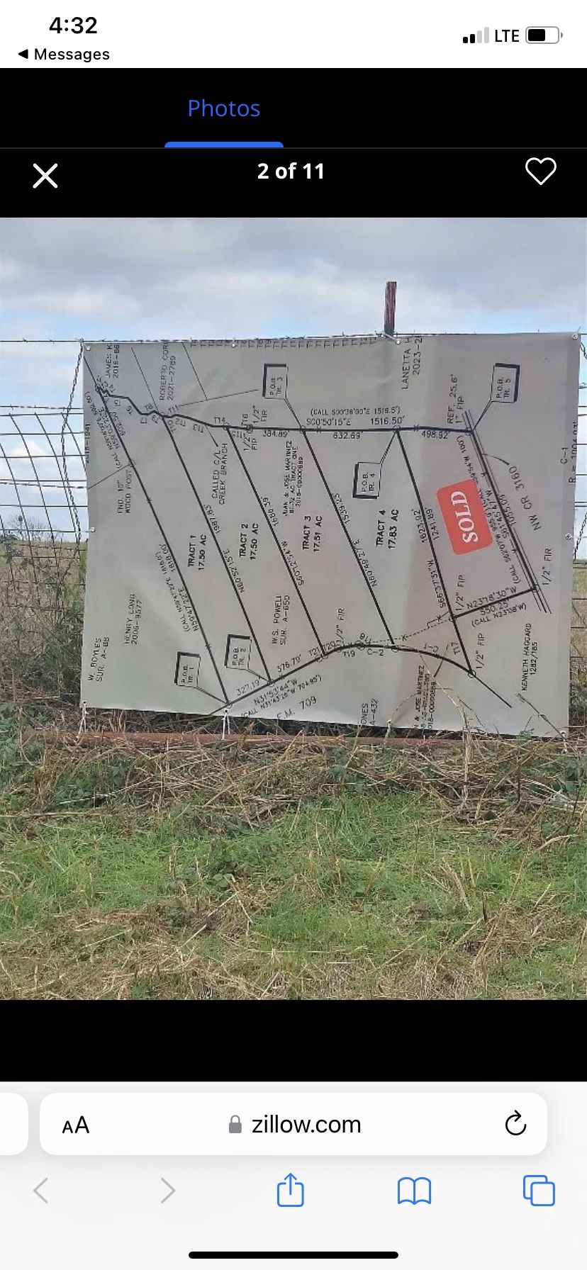 17.5 Or 3 Acres Land For Sale / Terreno En Venta 