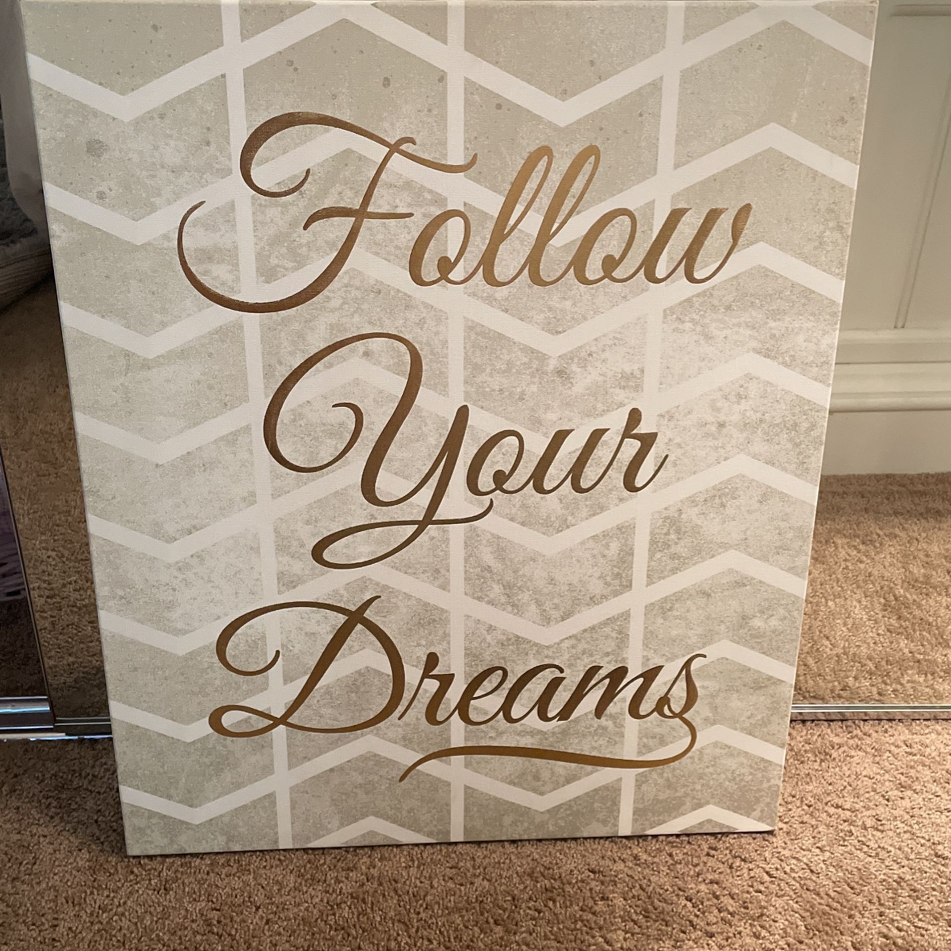 Follow Your Dream Room Decor 