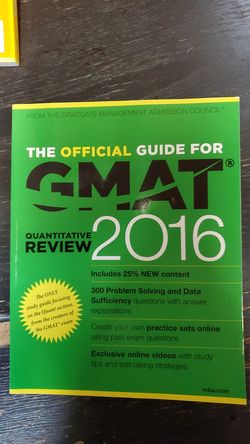 The Official Guide for GMAT Quantitative Review 2016 with Online Question Bank and Exclusive Video