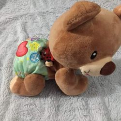VTech Explore and Crawl Learning Cub Talking Moving Musical Interactive Bear