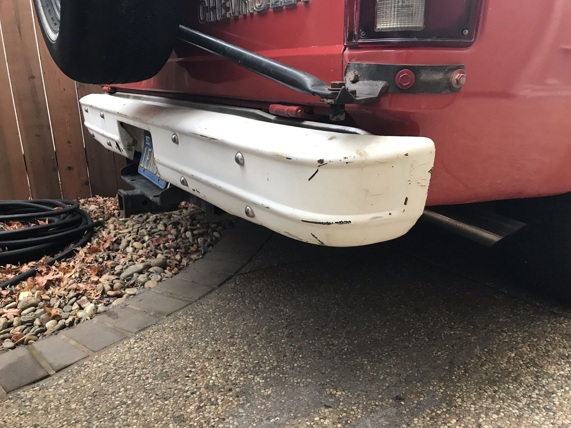 Chevy K5 Blazer Tire Carrier and rear bumper. for Sale in Fairfield, CA