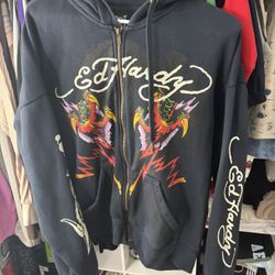 Ed Hardy Men’s Zip -up 