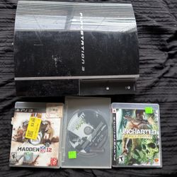 PS3 Console Plus 3 Additional Games 