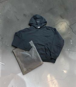 Black essentials hoodie
