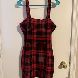 Plaid shein dress