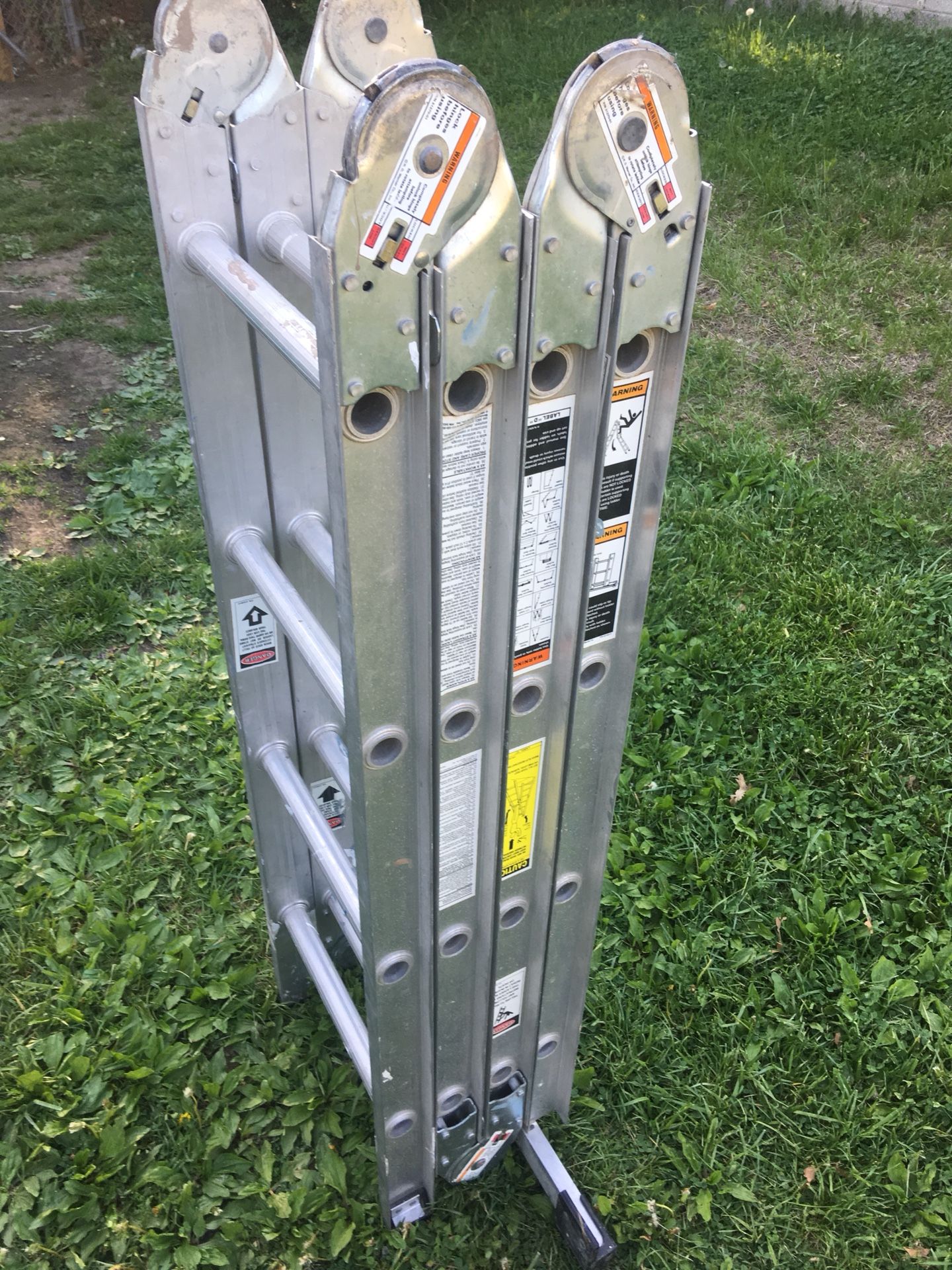 Werner M2 8 16ft Aluminum Folding Multi position Ladder For Sale In werner-m2-8-16ft-aluminum-folding-multi-position-ladder-for-sale-in