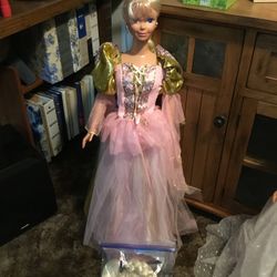 1997 My Size Rapunzel Barbie, 3ft
