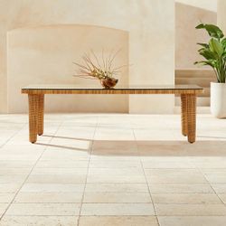 $2.1K NEW Crate & Barrel CB2 dining table — outdoor or indoor