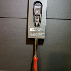 3/8 in. Drive, 14 in. Long Locking O Flex Ratchet with Comfort Grip