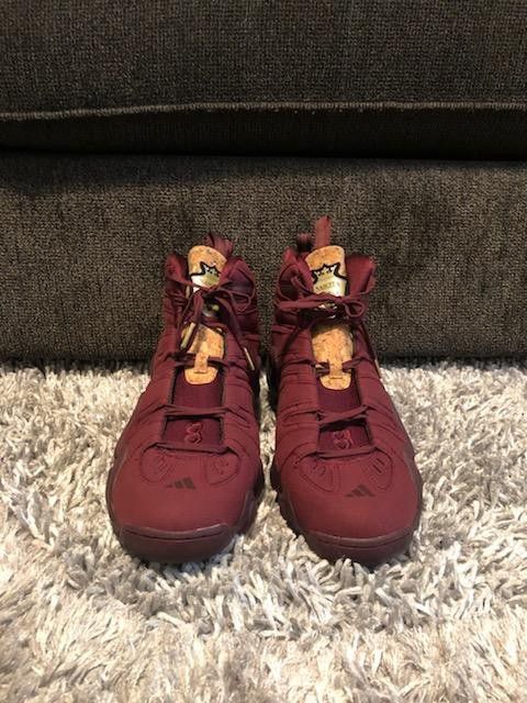 RARE Adidas Crazy 8 Vino Pack Kobe Bryant Shoe Sneaker Size 14 Maroon Color New