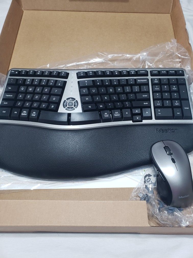 Wireless Split Keyboard And Mouse
