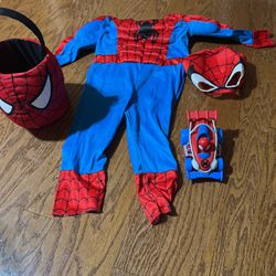 3T Spiderman Costume And Spidey Car