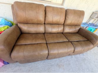 Leather couch