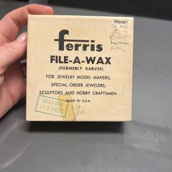 Ferris File-A-Wax for Jewelry Model Makers