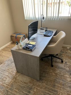 Scandinavian Furniture Desk with Chair
