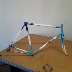 Vintage Greg Lemond 57cm Maillot Jaune frameset Columbus TSX Campagnolo C Record headset 