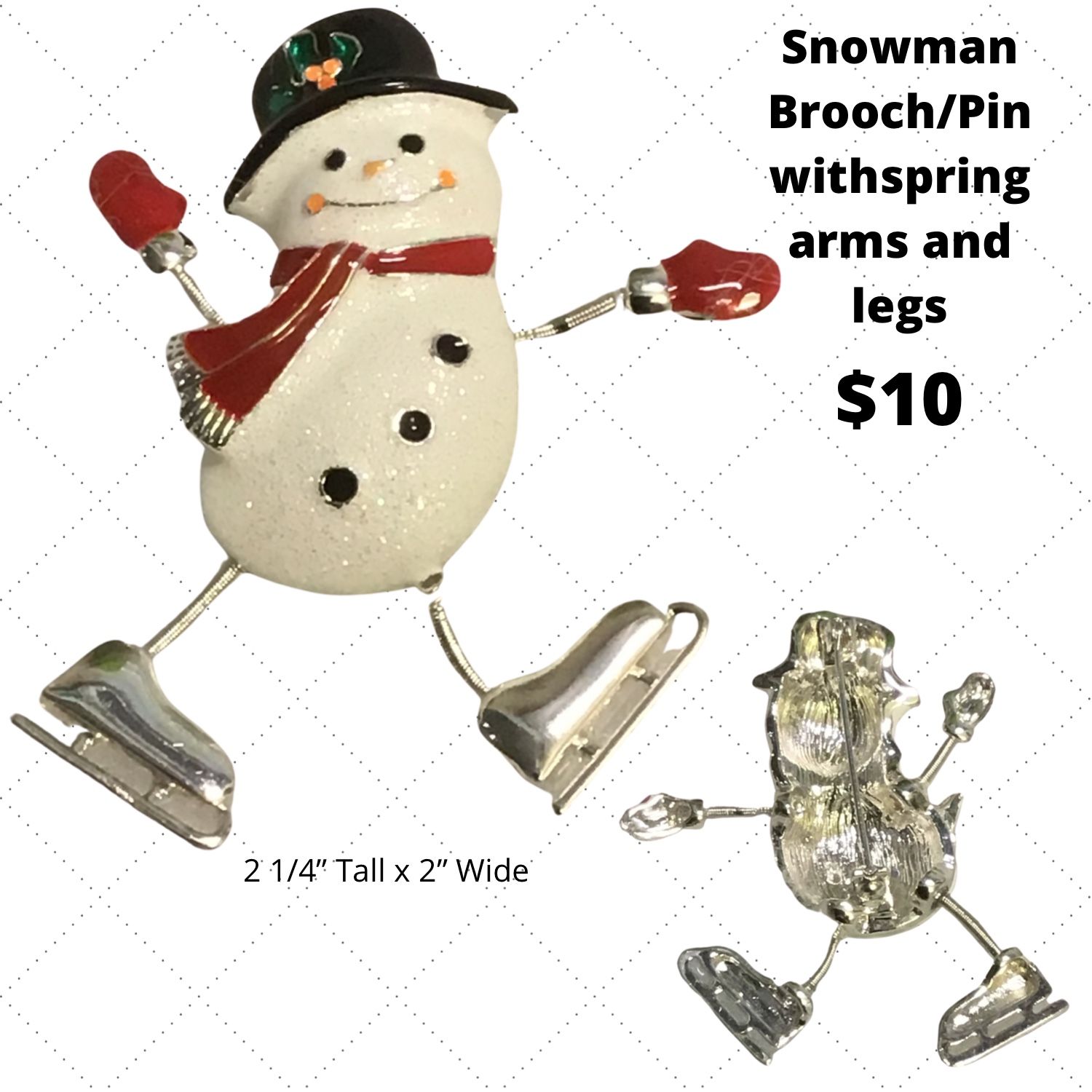 Lots Of snowman Brooches, See Pics For Prices