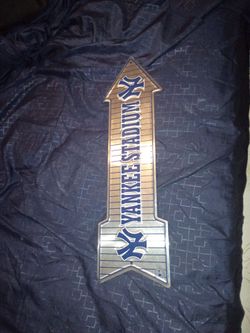 Yankees stadium poster sign