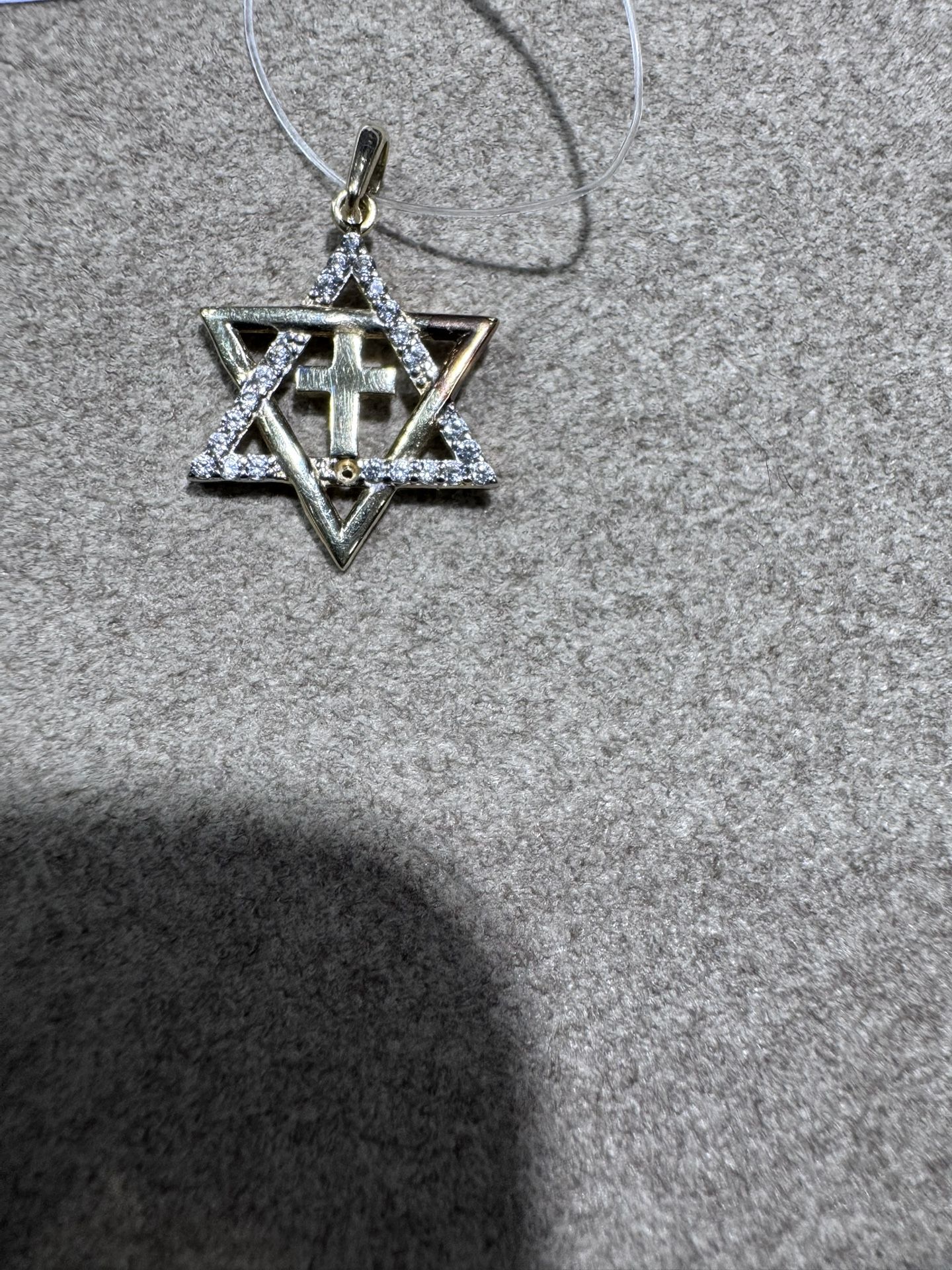 14k yg Diamonds David Star