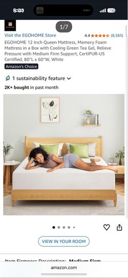 Mattress and bedframe