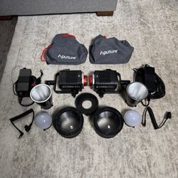 Aputure STORM 80c + CF4 Fresnel + Bowens Adapter