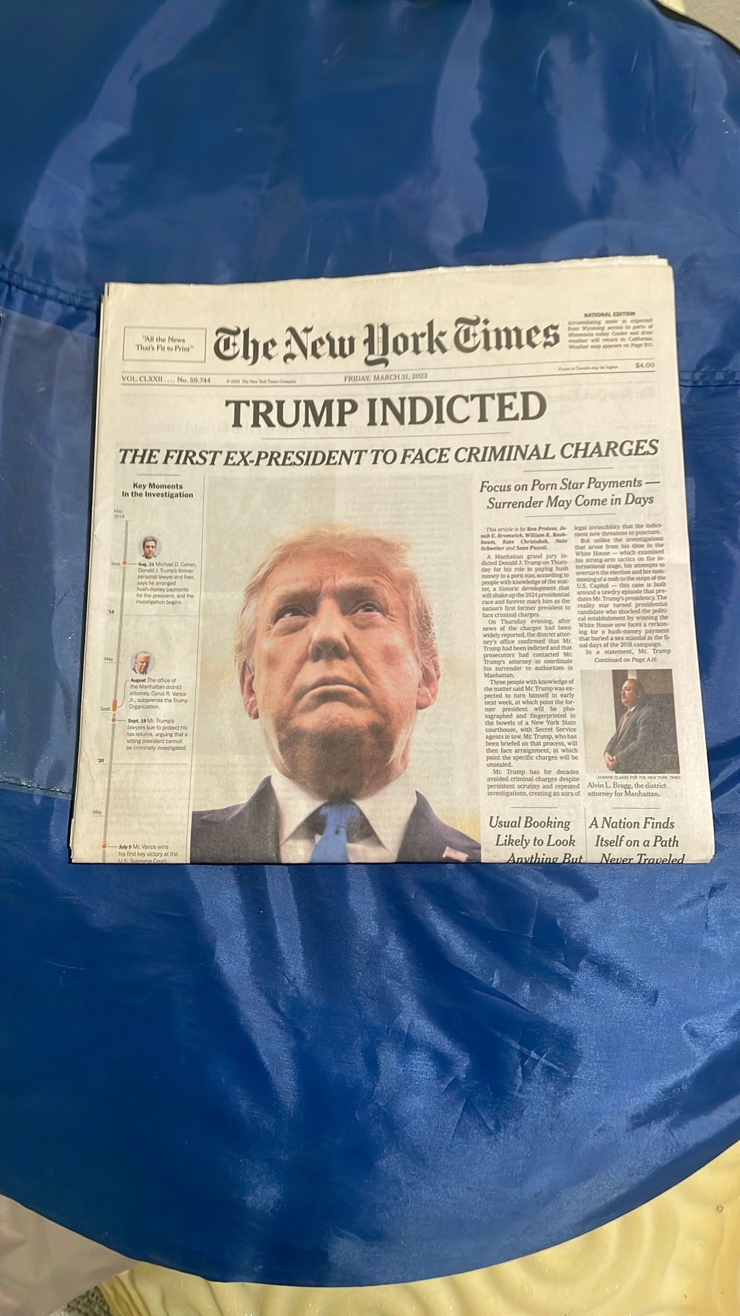 Trump Indicted New York Times