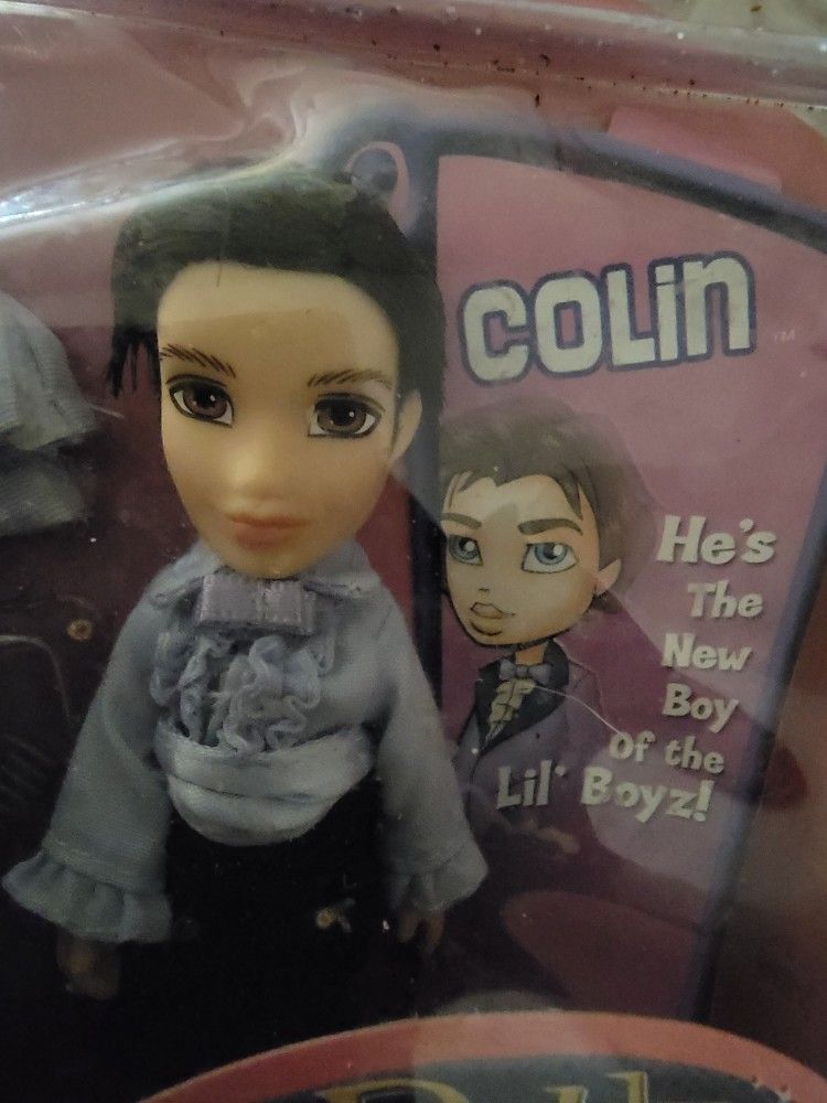 MGA Bratz Lil Boyz Boy Mini Dancefloor Funk Colin Doll 4 1/2 Inches Accessories