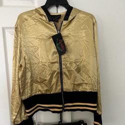 New Gold Jacket And Pant $5