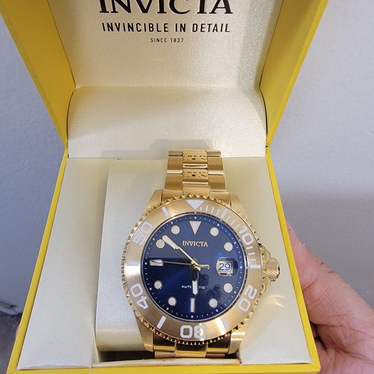 Invicta Men's Grand Diver Gold Watch