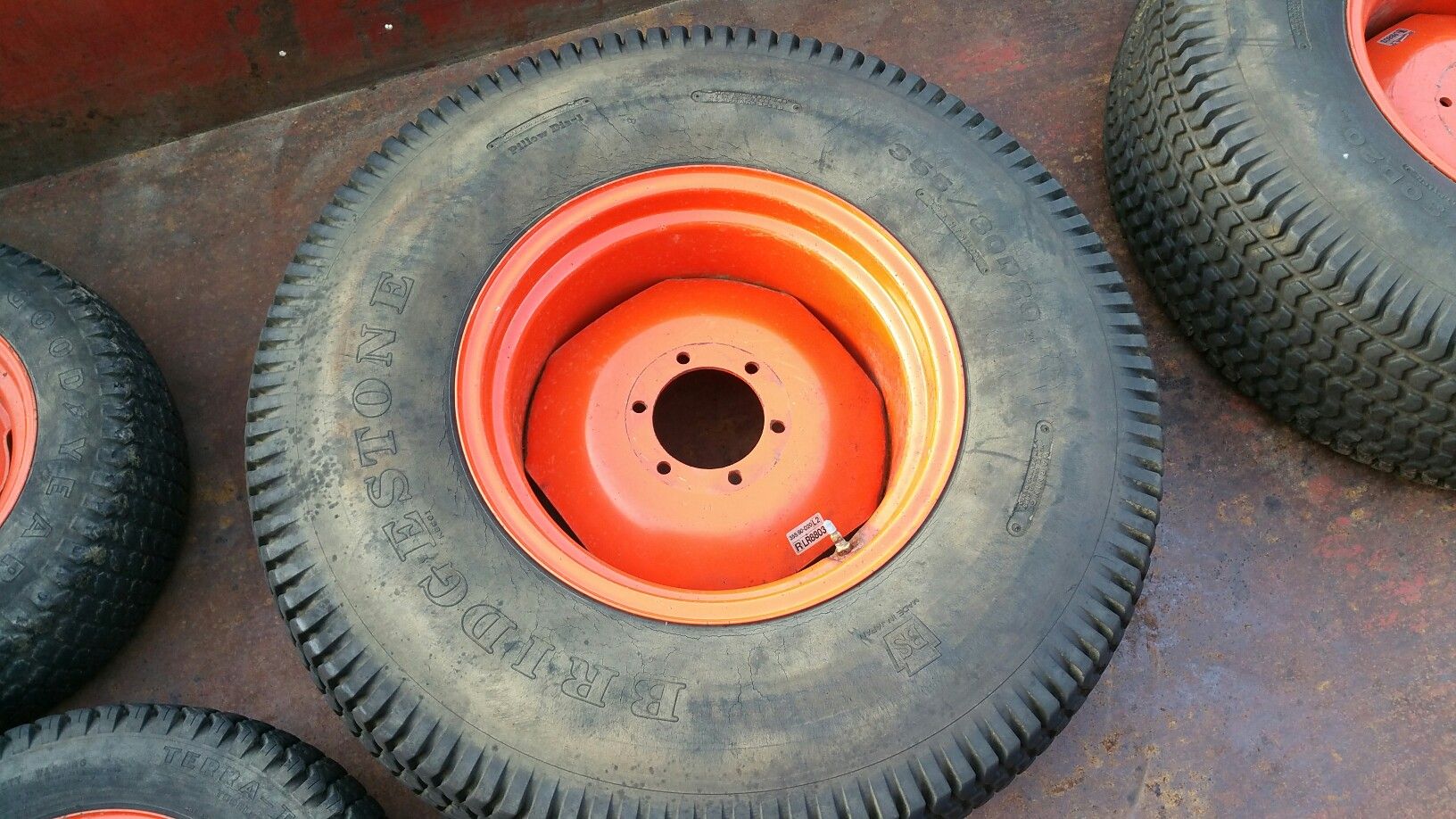 Kubota Tractor Wheels and Turf Tires (filled) for Sale in Pikeville, TN OfferUp