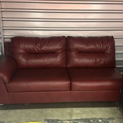 RED L Shaped Couch 