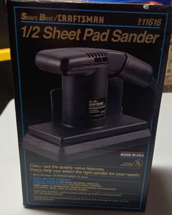 Craftsman pad sander
