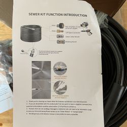 Sewer Jet Cleaner 