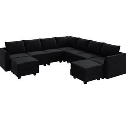 Black Sectional Sofa
