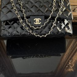 Beautiful Patent Black Bag 