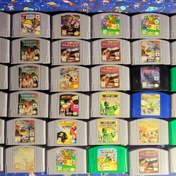 MORE Authentic Nintendo 64 N64 Games Tested Polished Pins Working PRICES POSTED