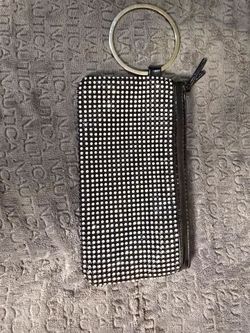 Y2K Rhinestone Bling Phone Wallet Wristlet Pouch