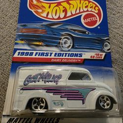 Hot Wheels Dairy DELIVERY First Editions Series #10 of 40 1998 Basic Car Series Collector #645