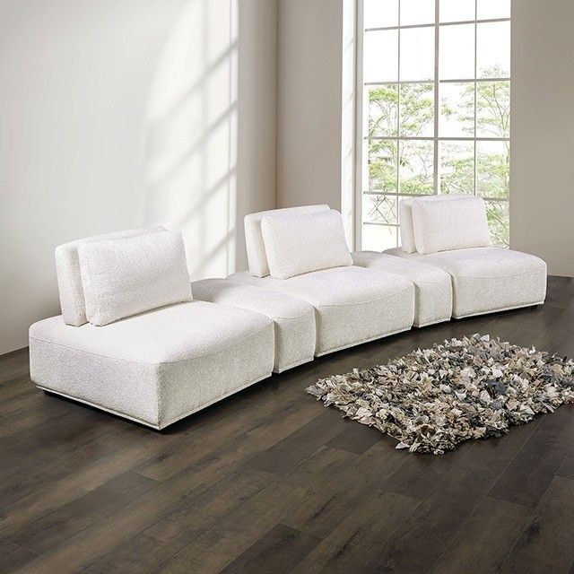 Brand New White Modern Style Modular Sectional Sofa
