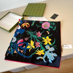 Gucci and Dinis collaboration handkerchief90x90cm