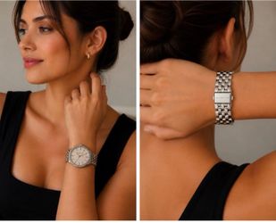 Michael Kors women’s stainless steel crystal bezel watch